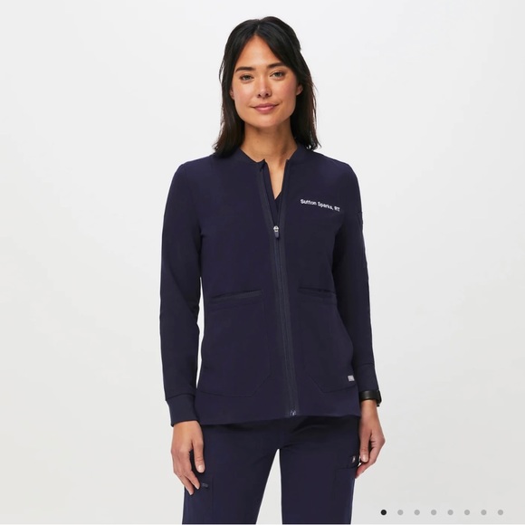 Figs Tops Figs Bellery Scrub Jacket Navy Blue Nwt Xxl Poshmark